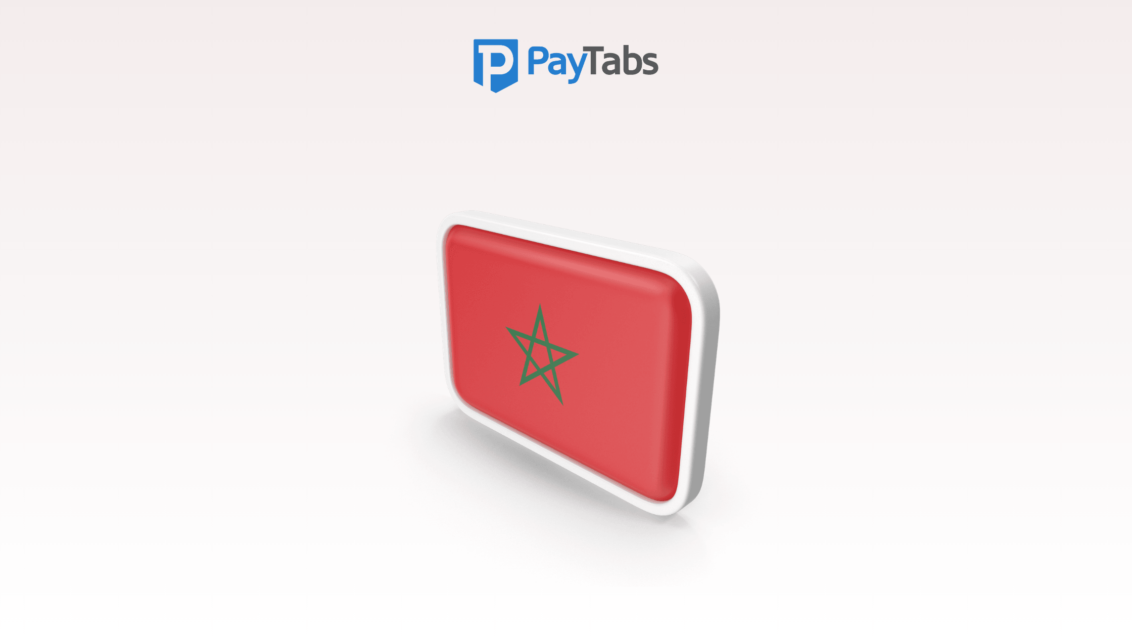 Moroccan flag waving with digital payment icons representing North African commerce and cross-border e-commerce growth.